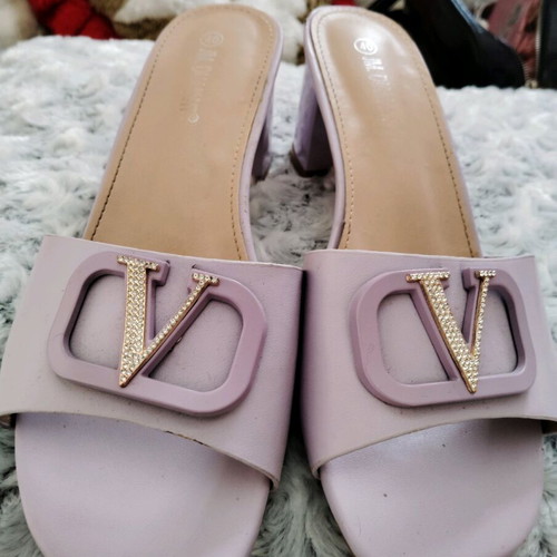 Purple mules used, size 40