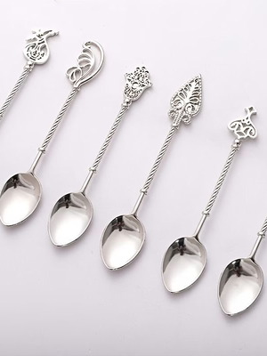 Vintage teaspoons set of 6 pieces new