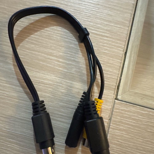 8pin Video Male Converter to RCA, mini JACK, S-VIDEO 4pin Female like new