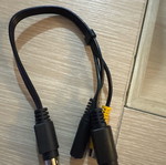 8pin Video Male Converter to RCA, mini JACK, S-VIDEO 4pin Female like new