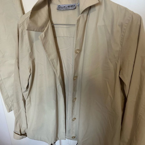 Vintage CObb set jacket and pants size S like new, beige