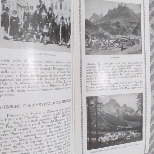 Italian collectible tourist brochures set of 6