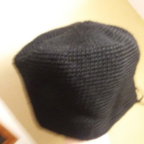 Monastic-style hats new, handmade, pack of 2, black