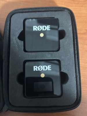 RØDE Wireless GO ασύρματο σύστημα μικροφώνων, σετ 2 σε μαύρο