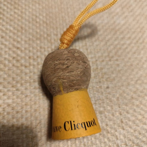 Veuve Clicquot Collectible Cork Keychain New