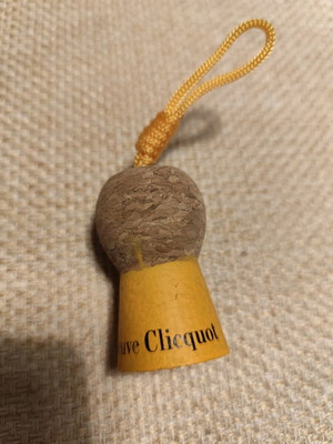 Veuve Clicquot Collectible Cork Keychain New