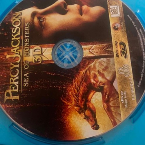 Percy Jackson Sea of Monsters Blu-ray 3D used