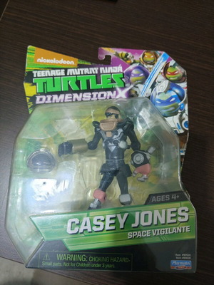 Casey Jones figure from Teenage Mutant Ninja Turtles Dimension X new