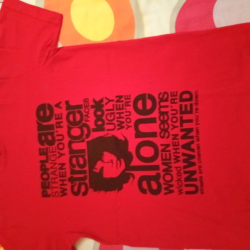 The Doors T-shirt like new, red, size M