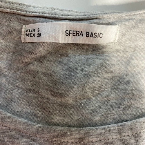 SFERA BASIC blouse gray new, size S