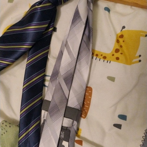 Ties new, set of 2, blue and gray Kenneth Cole and La Madre