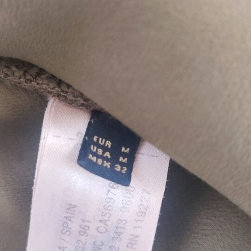 Massimo Dutti dress like new, green color with logo