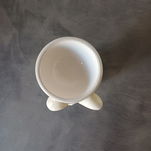 Ceramic bunny egg holder like new, Easter decoration