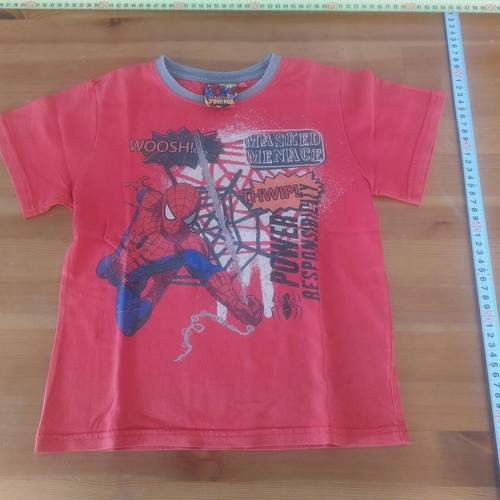 Marvel short-sleeve kids' sweatshirt used, red