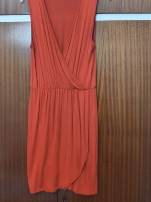 Red summer dress Hype used, size M