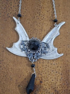 Bat Wings Pendant used with Chain