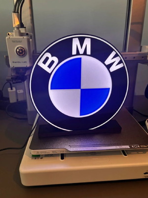 BMW light box made to order