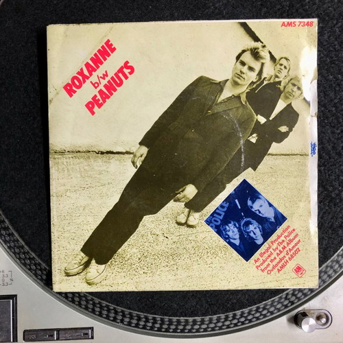 The Police Roxanne 7" Blue Vinyl single like new, rock