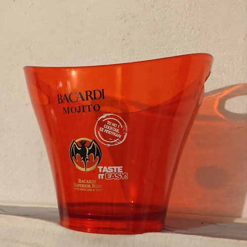 Ice Buckets Bacardi Absolut Amstel set used