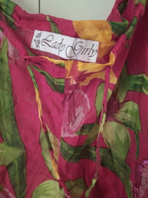 Women's beach wear pants like new, multicolored, size L