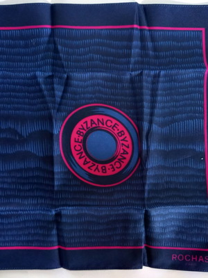 Vintage silk women's scarf Byzance perfume promotional new