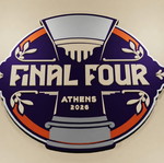 Logo Final Four 2026 3D printed new, PLA+ material