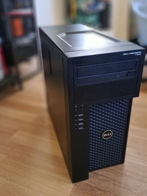 Dell Precision T1650 workstation used, i7 3770, PSU, DVD, no disk or RAM