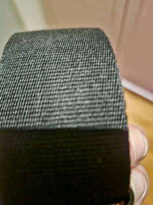 Prada fabric belt like new, black, size 100