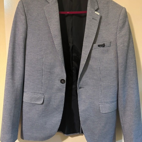 Raf Simons men's jacket like new, gray turquoise, size S