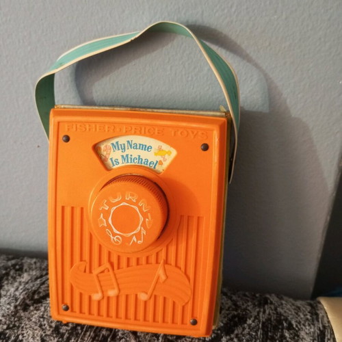 Fisher Price musical toy My name is Michael 1974 used