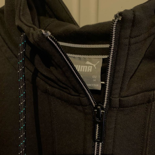 Puma jacket, black, size M