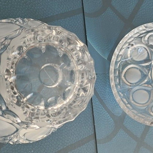 Crystal candy dish like new