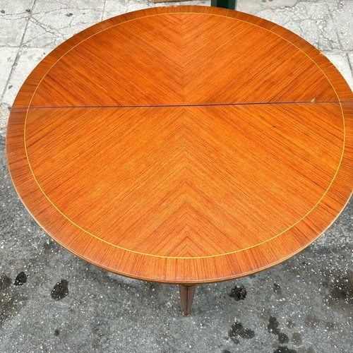 Console dining side table used, half-moon, dimensions 100x79 cm