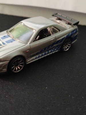Hot Wheels Nissan Skyline GT-R R34 употребяван