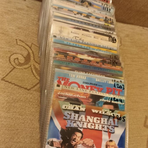 DVD movies like new, pack of 54, personal collection