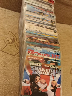 DVD movies like new, pack of 54, personal collection