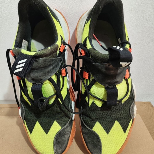 Adidas Trae Young sneakers used, worn sole for outdoor use