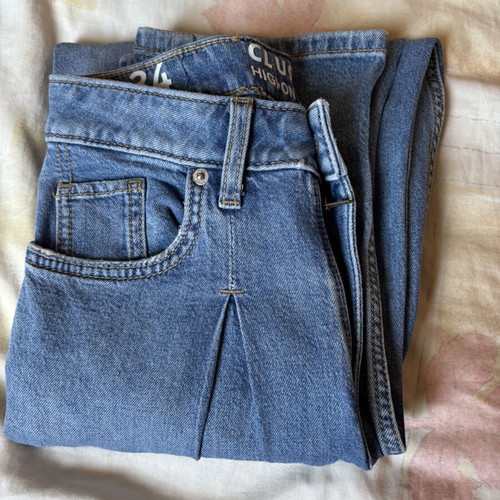 C&A Clockhouse Cluse High On Leg women's jeans size XS used, blue