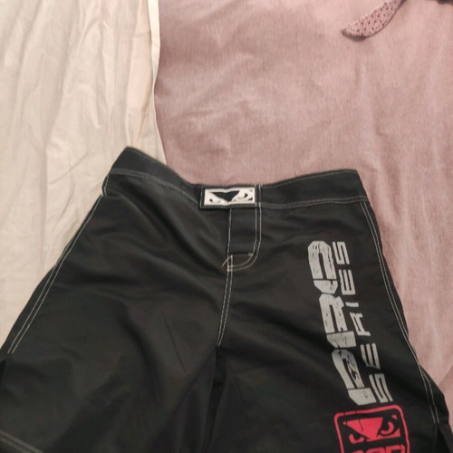 MMA shorts Bad Boy like new, size Large, black