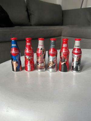 Collectible Coca-Cola miniatures used