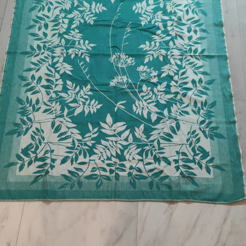 Quilt greenish-blue used 1.85x1.37