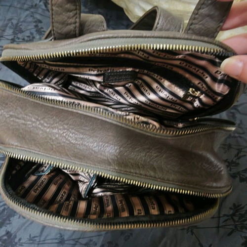 Γυναικείο backpack Privata σαν καινούργιο, γκρι πολύχρωμο