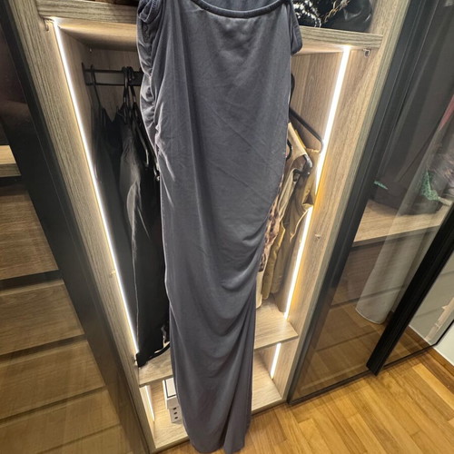 Pull and Bear dress size M polyester like new, petrol gray