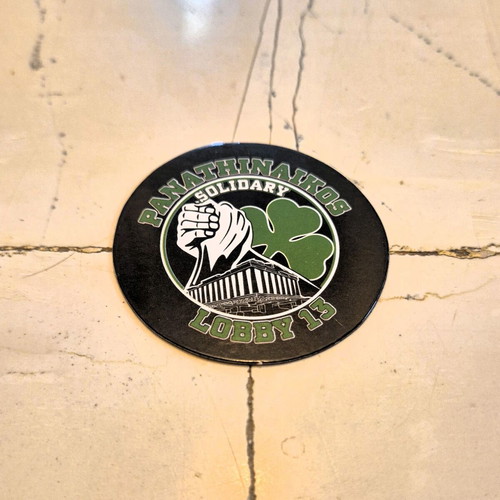 Authentic Panathinaikos Lobby 13 supporter magnet new