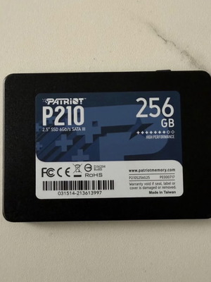 Patriot SSDs like new, 256GB and 120GB