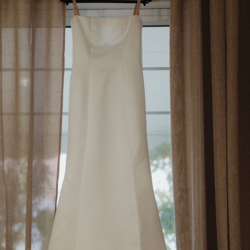 Celia Kritharioti Haute Couture mermaid wedding dress like new, white, size XS/S