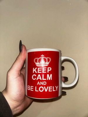 Mug like new with print