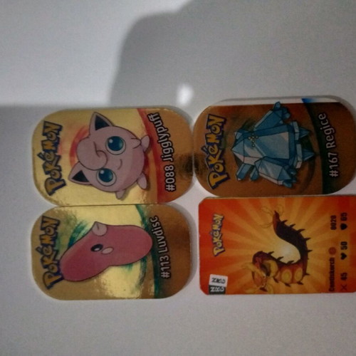 Pokemon tags like new, set of 4