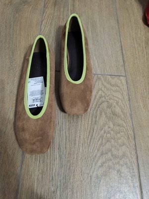 Marks & Spencer Μπαλαρίνες Νέες Μέγεθος 37 Καφέ και Πράσινο