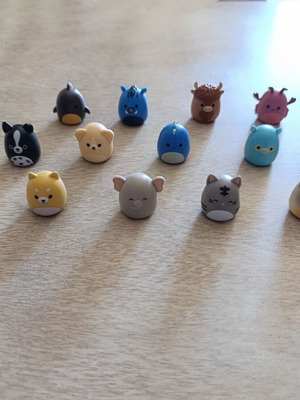 Squish-a-longs figures set like new